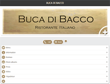 Tablet Screenshot of buca-di-bacco.be